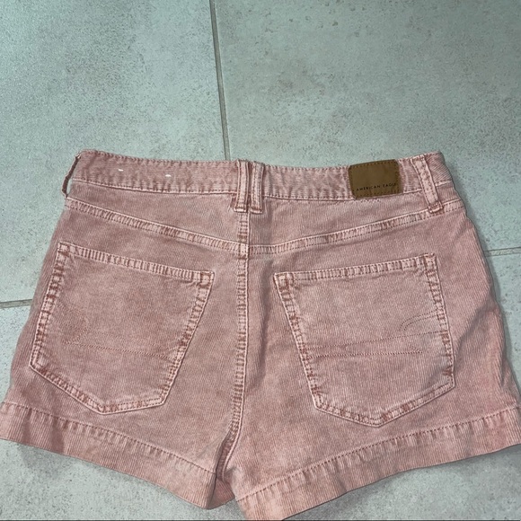Pink high waisted Corduroy shorts size 8 - Picture 2 of 2